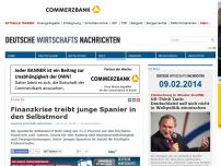 Bild zum Artikel: Finanzkrise treibt junge Spanier in den Selbstmord