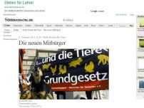 Bild zum Artikel: Mehr Rechte für Tiere: Die neuen Mitbürger