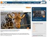 Bild zum Artikel: #Marius ist tot - 
Zehntausende fordern Schließung des Zoos