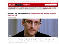 Bild zum Artikel: Hilfe für den Whistleblower: Europaabgeordnete wenden sich von Snowden ab