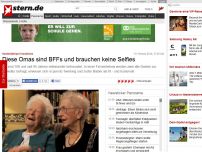 Bild zum Artikel: Hundertjährige Freundinnen: Diese Omas sind BFFs und brauchen keine Selfies