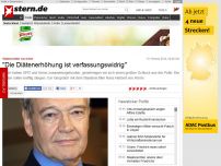 Bild zum Artikel: Staatsrechtler von Arnim: 'Die Diätenerhöhung ist verfassungswidrig'