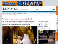 Bild zum Artikel: Gegenrede: Warum Homophobie unchristlich ist