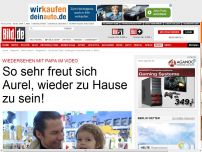 Bild zum Artikel: Zurück bei Papa - Aurel ist wieder zu Hause