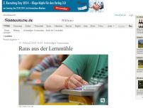 Bild zum Artikel: Achtstufiges Gymnasium: Raus aus der Lernmühle