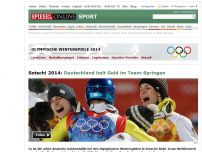Bild zum Artikel: Sotschi 2014: Deutschland holt Gold im Team-Springen