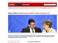 Bild zum Artikel: Edathy-Affäre: Merkel spricht Gabriel volles Vertrauen aus