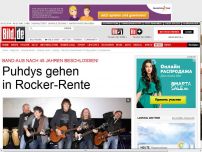 Bild zum Artikel: Band-Aus nach 45 Jahren! - Puhdys gehen in Rocker-Rente