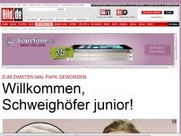 Bild zum Artikel: Zum zweiten Mal Papa - Willkommen, Schweighöfer junior!