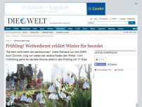 Bild zum Artikel: Meteorologen einig: Frühling! Wetterdienst erklärt Winter für beendet