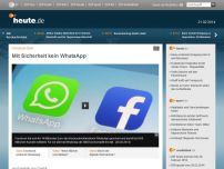 Bild zum Artikel: Mit Sicherheit kein WhatsApp