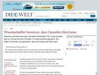 Bild zum Artikel: Kiffen: Wissenschaftler beweisen, dass Cannabis töten kann
