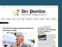 Bild zum Artikel: Thilo Sarrazin entgeht tugendterroristischem Anschlag nur knapp