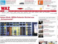 Bild zum Artikel: Helios Klinik: MRSA-Patientin flüchtet aus 'Schweinestall'