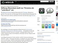 Bild zum Artikel: Whatsapp-Alternativen und Datenschutz: Stiftung Warentest stuft nur Threema als 'unkritisch' ein