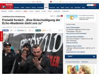 Bild zum Artikel: Umstrittene Echo-Nominierung - Freiwild: „Eine Entschuldigung der Echo-Akademie steht uns zu“