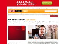 Bild zum Artikel: Café Ziferblat in London: Zeit ist Geld