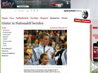 Bild zum Artikel: Ginter in Nationalelf berufen