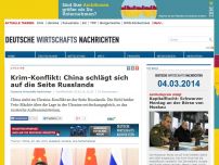 Bild zum Artikel: Krim-Konflikt: China schlägt sich auf die Seite Russlands