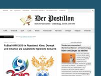 Bild zum Artikel: Fußball-WM 2018 in Russland: Kiew, Donezk und Charkiw als zusätzliche Spielorte benannt