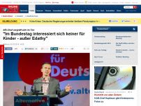 Bild zum Artikel: AfD-Chef vergreift sich im Ton - Lucke-Fehltritt: 'Im Bundestag interessiert sich niemand für Kinder. Außer Herrn Edathy.'
