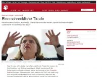 Bild zum Artikel: Rede von Sibylle Lewitscharoff: Eine schreckliche Tirade