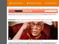 Bild zum Artikel: Interview: Dalai Lama hat keine Vorbehalte gegen Homo-Ehe