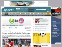 Bild zum Artikel: Bayern bestraft aufmüpfige Wolfsburger