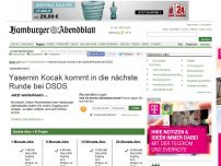 Bild zum Artikel: Norderstedt: Yasemin Kocak kommt in die nächste Runde bei DSDS