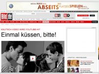 Bild zum Artikel: Knutsch-Video - Einmal küssen, bitte!