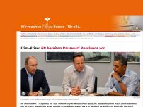 Bild zum Artikel: Krim-Krise: G8 bereiten Rauswurf Russlands vor