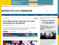 Bild zum Artikel: Krim-Bewohner stimmen für einen Anschluss an Russland