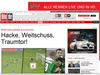 Bild zum Artikel: Spektakulärer als Zlatan - VIDEO Hacke, Weitschuss, Traumtor!