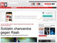 Bild zum Artikel: „Schlag den Raab“ - Soldatin chancenlos gegen Raab