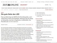 Bild zum Artikel: Drogen: 
			  Die gute Seite des LSD