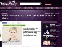 Bild zum Artikel: Helene Fischer mal anders: 15 Arten „Atemlos durch die Nacht“ zu singen