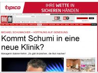 Bild zum Artikel: Michael Schumacher - „Es gibt Anzeichen, die Mut machen“