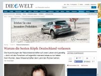 Bild zum Artikel: Wissenschaftsstandort: Warum die besten Köpfe Deutschland verlassen