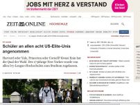 Bild zum Artikel: Ivy League: 
			  Schüler an allen acht US-Elite-Unis angenommen