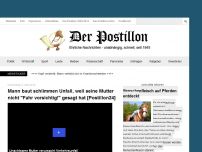 Bild zum Artikel: Mann baut schlimmen Unfall, weil seine Mutter nicht 'Fahr vorsichtig!' gesagt hat [Postillon24]