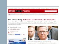 Bild zum Artikel: NSA-Überwachung: De Maizière nennt Verhalten der USA maßlos