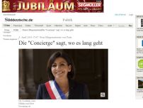 Bild zum Artikel: Neue Bürgermeisterin von Paris: Die 'Concierge' sagt, wo es lang geht