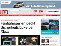 Bild zum Artikel: Spielkonsole geknackt - Fünfjähriger entdeckt Lücke bei Xbox Live