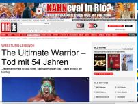 Bild zum Artikel: Wrestling-Legende - The Ultimate Warrior – Tod mit 54 Jahren