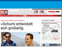 Bild zum Artikel: Ex-Rivale verrät - ALESI »Schumi entwickelt sich großartig