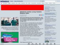 Bild zum Artikel: Gesundheitspolitik - Spitalsärzte arbeiten zu lang: Hunderte Mediziner fehlen