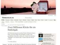 Bild zum Artikel: Singender Pfarrer: Zwei Millionen Klicks für ein Hallelujah