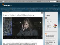 Bild zum Artikel: Angst im Dunkeln: Hotline hilft beim Heimweg