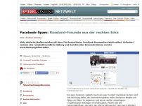 Bild zum Artikel: Facebook-Spam: Russland-Freunde aus der rechten Ecke