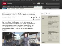 Bild zum Artikel: Den eigenen Hof im Griff – auch ohne Arme